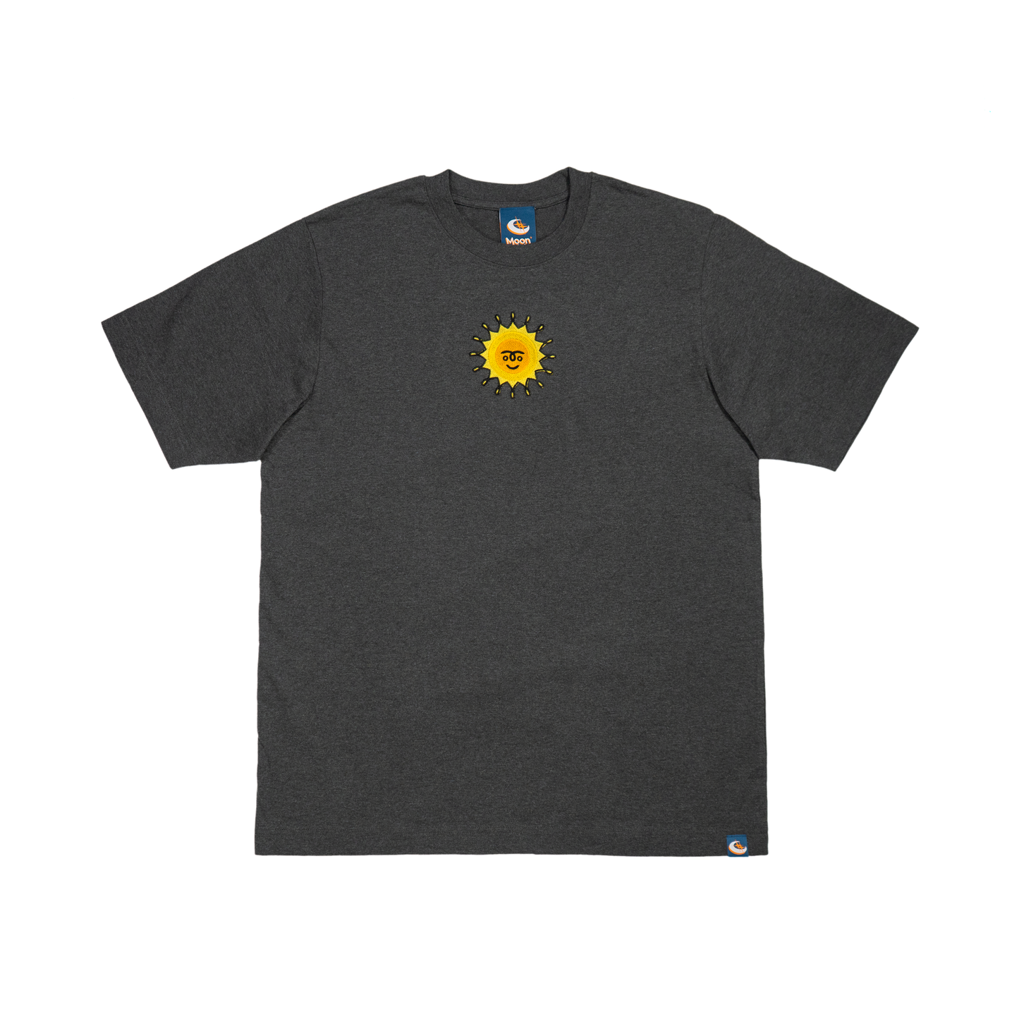 Morning Sun Embroidered T-Shirt - Graphite